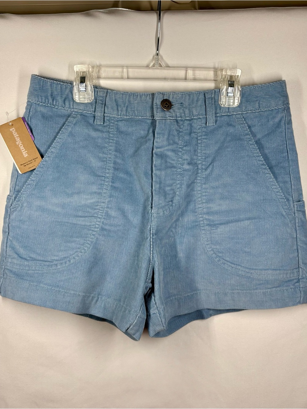 NWT Patagonia Sky Blue Corduroy Shorts